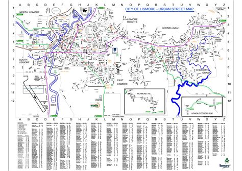lismore intramaps|City of Lismore Urban Street Map.